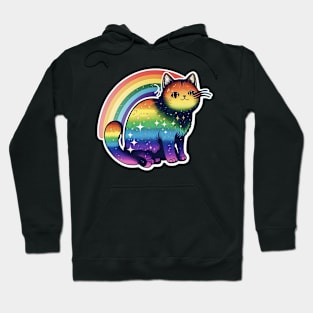 Kawaii Rainbow Kitty VI Hoodie